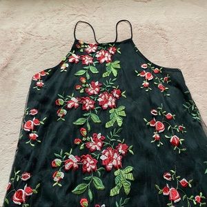 Floral Print Shift Dress